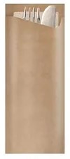 Φάκελος Fit Kraft με Χαρτοπετσέτα Kraft 33cm 500τμχ/κιβ